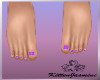 Girls Small Feet Purple