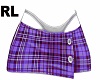 Skirt Plaid Purple
