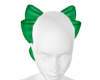 Green Hair Bow