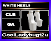 WHITE HEELS