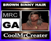 BROWN SINNY HAIR