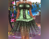 Petticoat Dress Green
