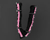 Black Pink arm warmers