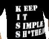 [DSR] KISS blac tee