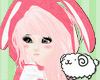 Hair Pink Lolita Bunny