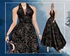L; Black Vintage Dress
