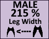 Leg Thigh Scaler 215%