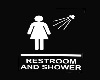 Female Rest/Shower Sign