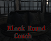 Black Round couch