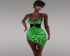 TEF GREEN ANIMAL PRINT