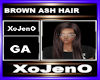 BROWN ASH HAIR