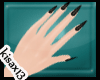 x13 lucky black nails