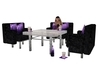 blk&purple club table