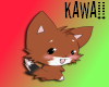 Kawaii Foxy sticker