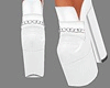 White Platform heels