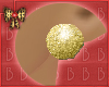BB*Gold Glitter Earstud