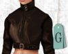 G. Leather Jacket Mocha