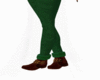Green Ankle Boots