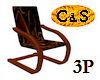 C&S Comfort Brown Chair