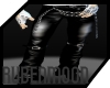 (RM)AlphaBlack pvc pants