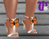 Butterfly Heels orange