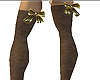 lt gold bowed stockings