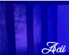 Blue Forest Fog Room