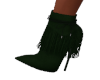 Green-Fall Fringe Boots