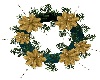 Gold Floral Wreath