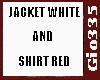[Gio]JACKET & SHIRT RED