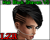 Hair Black Shaven V3