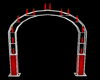 Christmas candle arch