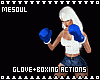 Glove+Boxing Action Blue