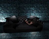 black cuddle couch