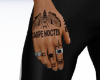 zuku: M hand tatts trad