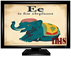 Alphabet Flash Card E