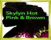 Skylyn Hot Pink & Brown
