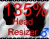 *M* Head Resizer 135%