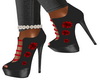Grey Red Silettos Heels