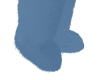 ICE BLUE FUR BOOTS