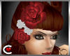 *SC-Hairflowers Red&Silv