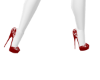 *Red Lace Pumps