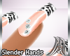 [M] Slend. Nails Zebra 