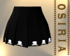 Pleated Skirt & Skull
