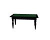 Black and green table