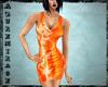 ^AZ^Orange Vine Dress