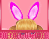 kawaii pink bunny ears