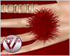 V♥ Fluffy Ring Red