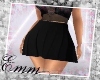 !E! Black Pleated Skirt