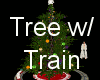 Tree with Animated Train